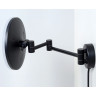 Зеркало косметическое WASSERKRAFT K-1004BLACK с подсветкой
